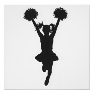 Foto Cheerleader Silhouette Girl
