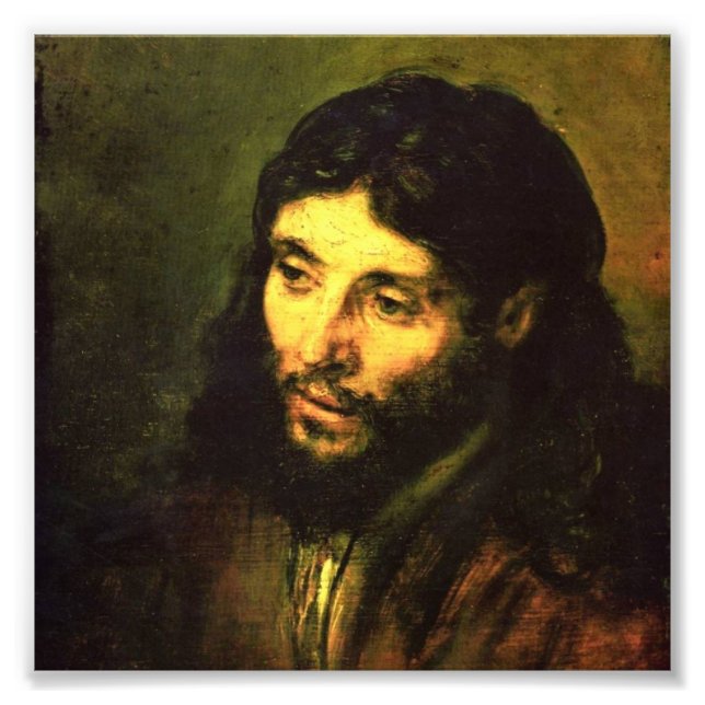 Foto Chefe de Jesus por Rembrandt (Frente)