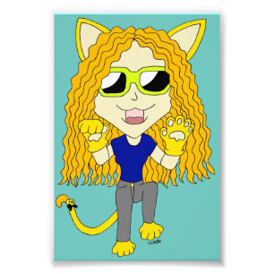 Foto Chibi Catgirl com patas