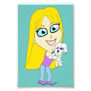 Foto Chibi com um filhote