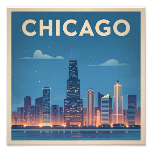 Foto Chicago EUA vintage