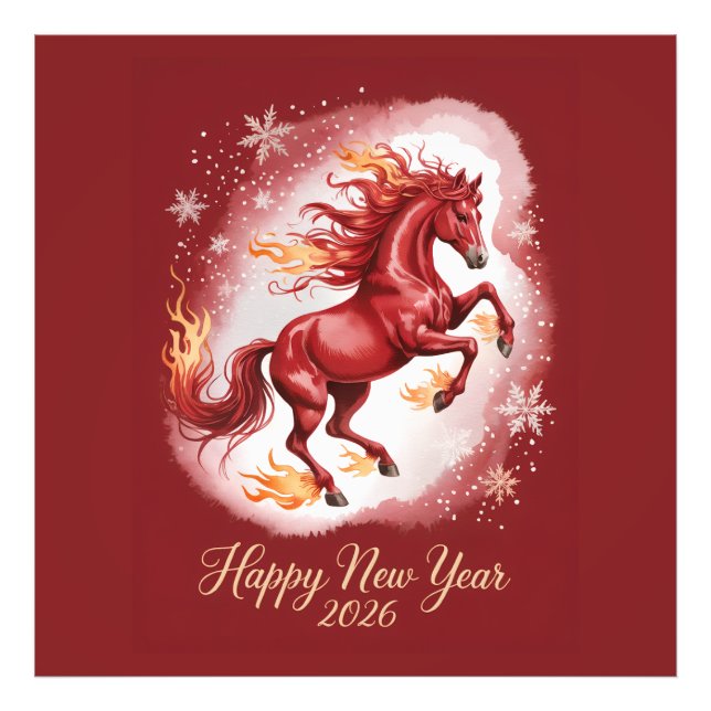 Foto Chinese New year of the Horse 2026 (Frente)