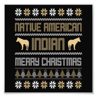 Foto Christmas Native American Indian Merry Xmas Holida