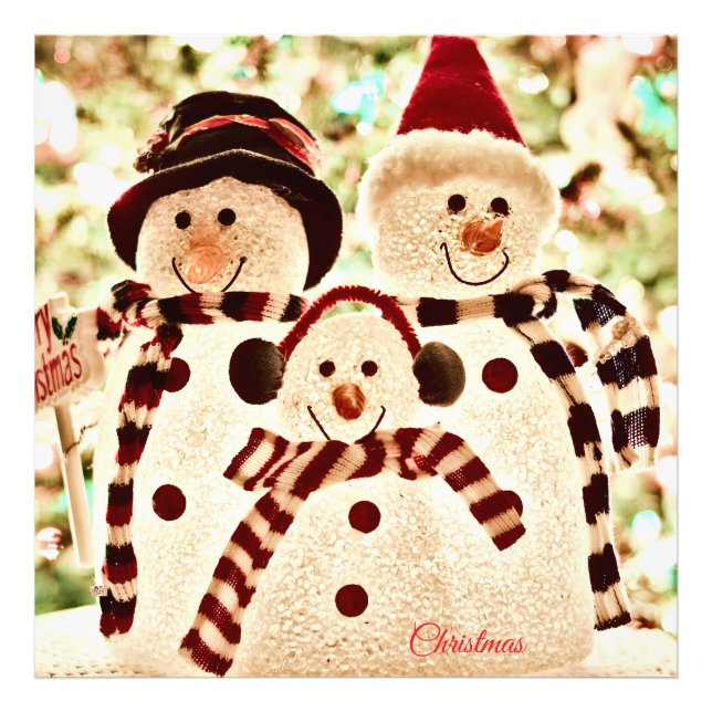 Foto Christmas Vibes Snowman Celebration (Frente)