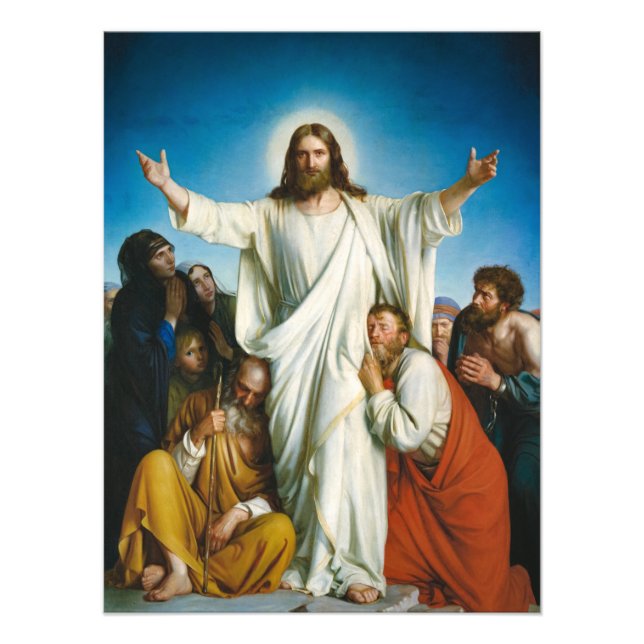 Foto Christus Consolator por Carl Bloch (Frente)