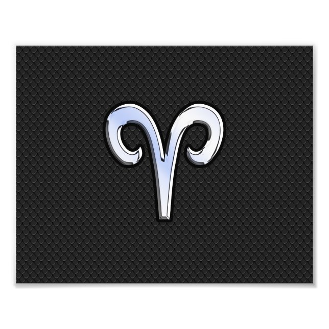 Foto Chrome Like Aries - Sinal Zodiac (Frente)