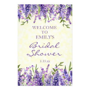 Foto Chuva de Noiva Roxo Lavanda Floral Amarelo 
