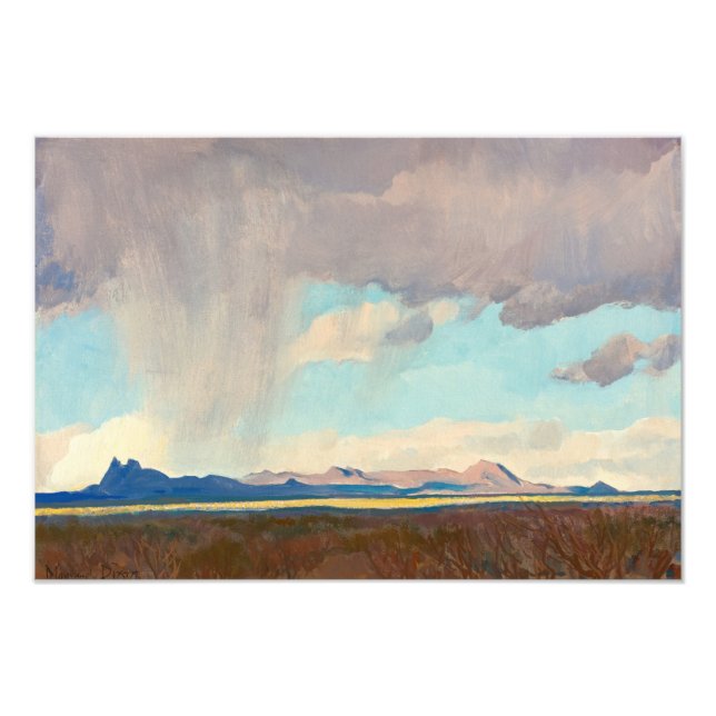 Foto Chuva para o Golfo por Maynard Dixon (Frente)