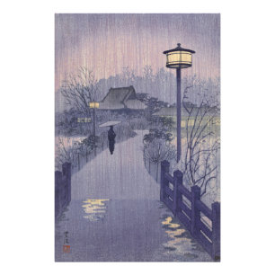 Foto Chuva selvagem no caminho para Shinobazu no Japão