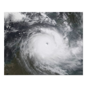 Foto Ciclone Monica no Oceano Pacífico Sul