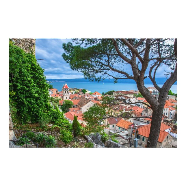Foto cidade croata Omis (Frente)