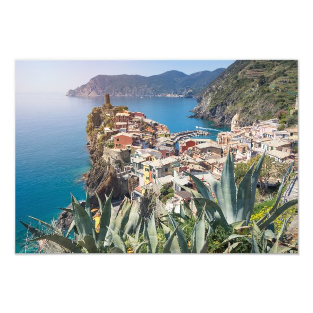 Foto Cidade de Vernazza no Cinque Terre (Frente)