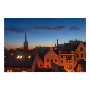 Foto Cidade Europeia em Twilight