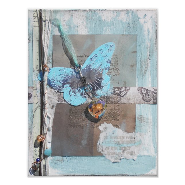 Foto Citação de Arte da Borboleta (Frente)