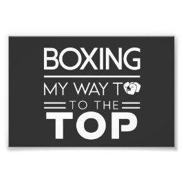 Foto Citação de Motivação de Boxe Tipografia Minimalist