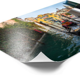 Foto Classic Gondola Mooring in Venice