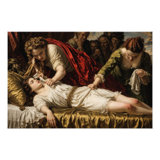 Foto Classic Renaissance Style Oil Painting The Virgin