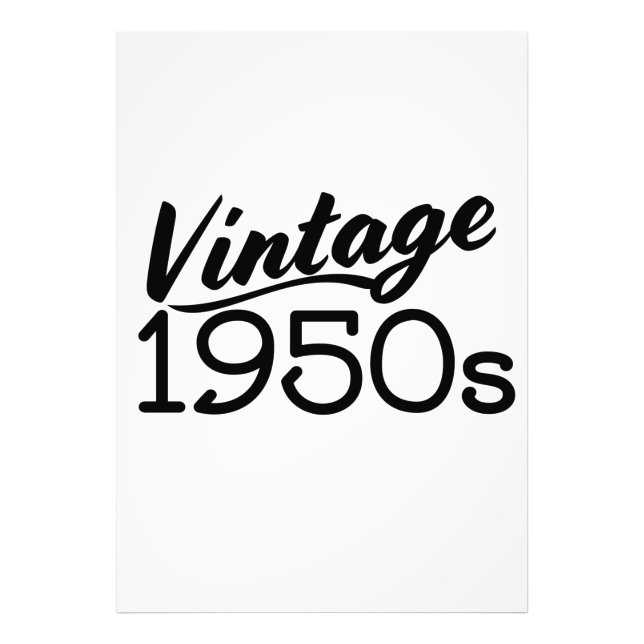 Foto Clássico anos 1950 (Frente)