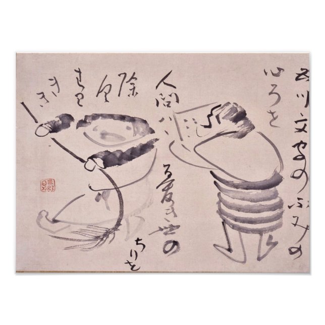 Foto Clássicos Zen - Gibon Sengai - Kanzan e Jittoku (Frente)