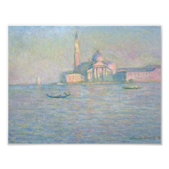 Foto Claude Monet - A Igreja de San Giorgio Maggiore, (Frente)