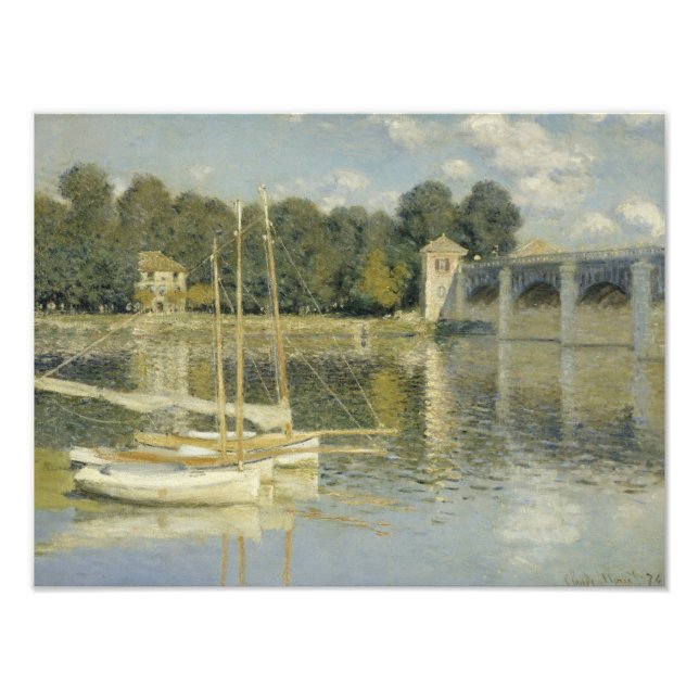 Foto Claude Monet - A Ponte Argenteuil (Frente)