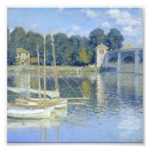 Foto Claude Monet - A Ponte Do Argenteuil