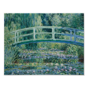 Foto Claude Monet - A ponte sobre a água e o Japão
