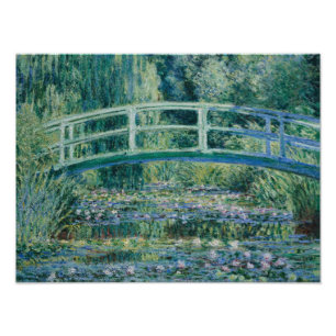 Foto Claude Monet - A ponte sobre a água e o Japão
