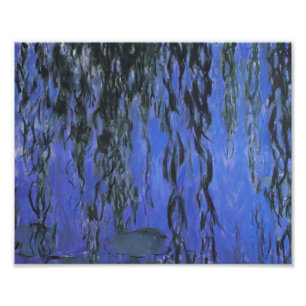 Foto Claude Monet - Água-Lírios e salgueiro Weeping