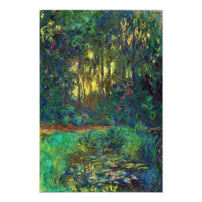 Foto Claude Monet - Canto de um Pond com Lírios (Frente)