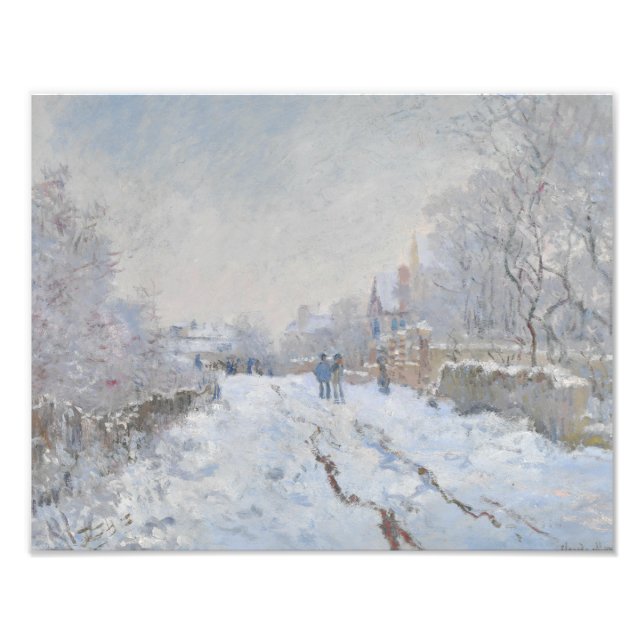 Foto Claude Monet - Cena de Neve na Argentina (Frente)