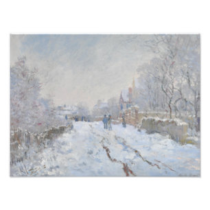 Foto Claude Monet - Cena de Neve na Argentina