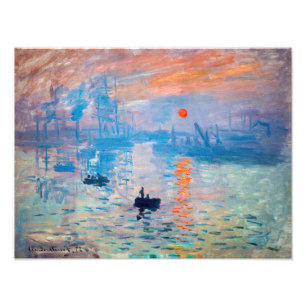 Foto Claude Monet - Impressão, Assalto do Sol