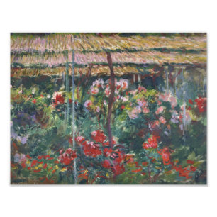 Foto Claude Monet - Jardim de Peony