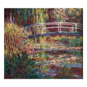 Foto Claude Monet - Lago de Nenúfares, Harmonia Rosa