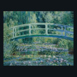 Foto Claude Monet - Lírios de Água e Ponte Japonesa<br><div class="desc">Water Lily e Ponte Japonesa por Claude Monet, 1899. Claude Monet foi fundador da pintura Impressionista Francesa, e o mais consistente e prolífico praticante da filosofia do movimento de expressar as percepções diante da natureza, especialmente quando aplicada à pintura paisagística ao ar livre. O termo "impressionismo" deriva do título de...</div>