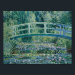 Foto Claude Monet - Lírios de Água e Ponte Japonesa<br><div class="desc">Water Lily e Ponte Japonesa por Claude Monet, 1899. Claude Monet foi fundador da pintura Impressionista Francesa, e o mais consistente e prolífico praticante da filosofia do movimento de expressar as percepções diante da natureza, especialmente quando aplicada à pintura paisagística ao ar livre. O termo "impressionismo" deriva do título de...</div>