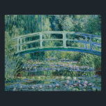 Foto Claude Monet - Lírios de Água e Ponte Japonesa<br><div class="desc">Water Lily e Ponte Japonesa por Claude Monet, 1899. Claude Monet foi fundador da pintura Impressionista Francesa, e o mais consistente e prolífico praticante da filosofia do movimento de expressar as percepções diante da natureza, especialmente quando aplicada à pintura paisagística ao ar livre. O termo "impressionismo" deriva do título de...</div>