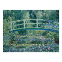 Claude Monet - Lírios de Água e Ponte Japonesa
