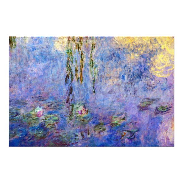 Foto Claude Monet - Lírios Hídricos (Frente)