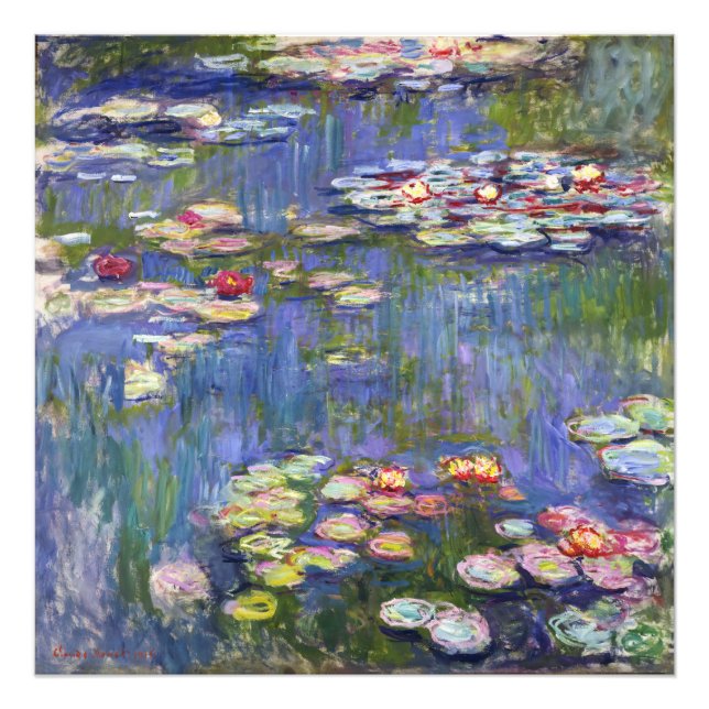 Foto Claude Monet - Lírios/Ninfas (Frente)