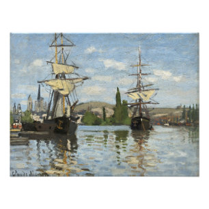 Foto Claude Monet naves na Viagem do rio Sena