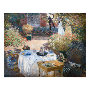 Foto Claude Monet - O Almoço, painel decorativo