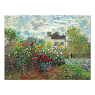 Foto Claude Monet - O Jardim do Artista em Argenteuil