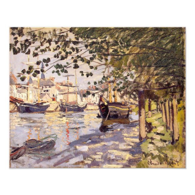Foto Claude Monet. O Sena em Rouen (Frente)