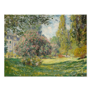 Foto Claude Monet - Paisagem: Parc Monceau