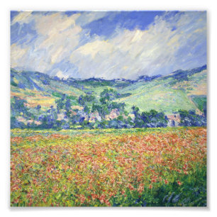 Foto Claude Monet - Poppy Field, Saídas De Giverny,