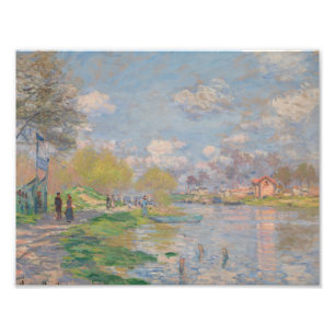 Foto Claude Monet - Primavera do Sena