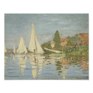 Foto Claude Monet - Regattas em Argenteuil