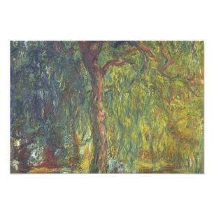 Foto Claude Monet - salgueiro Weeping